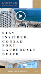 Mobile Screenshot of conradfortlauderdale.com